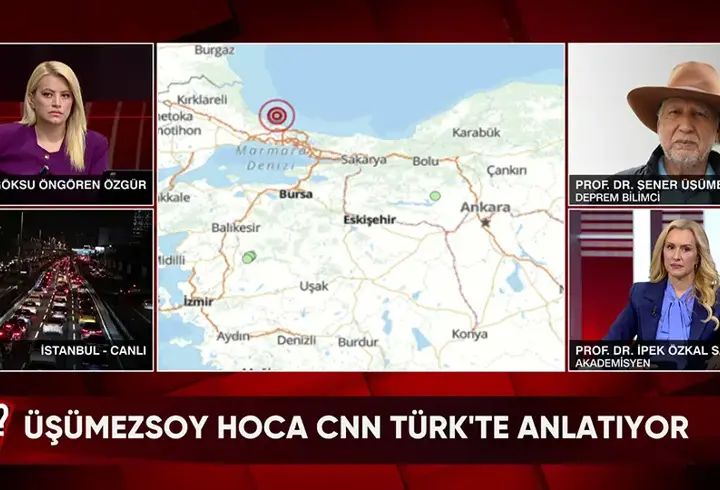 Deprem Uzmanı Şener Üşümezsoy CNN TÜRK’te… 3,7’lik deprem neyin habercisi?