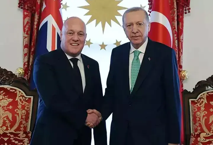 Cumhurbaşkanı Erdoğan, Yeni Zelanda Başbakanı'nı kabul etti