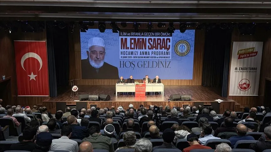 İslam alimi Muhammed Emin Saraç, Fatih'te anıldı