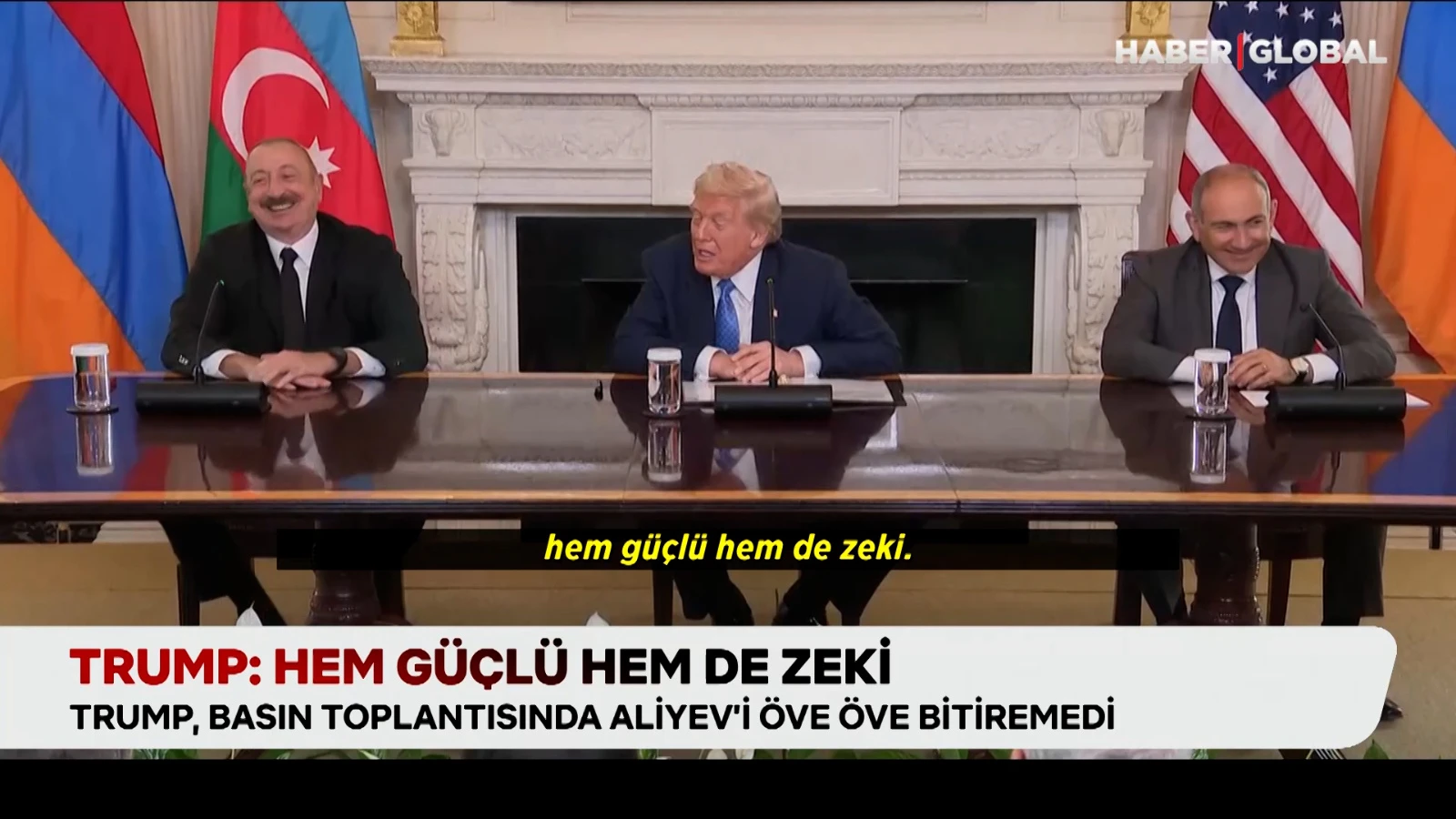 Trump’tan Aliyev’e övgü: Hem güçlü hem de zeki
