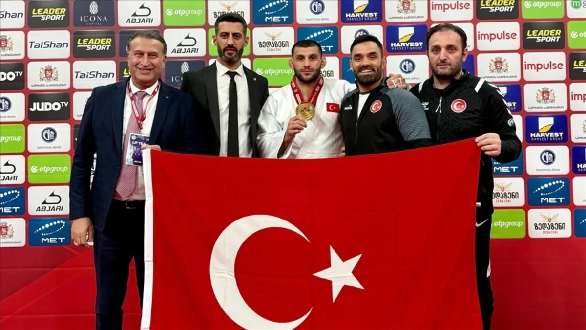 Milli judocu Vedat Albayrak, Tiflis Grand Slam'de şampiyon oldu
