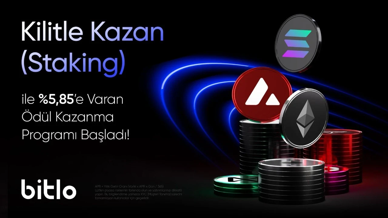 Bitlo Kilitle Kazan (Staking) ile kripto varlıklarınız kendi kendine artıyor