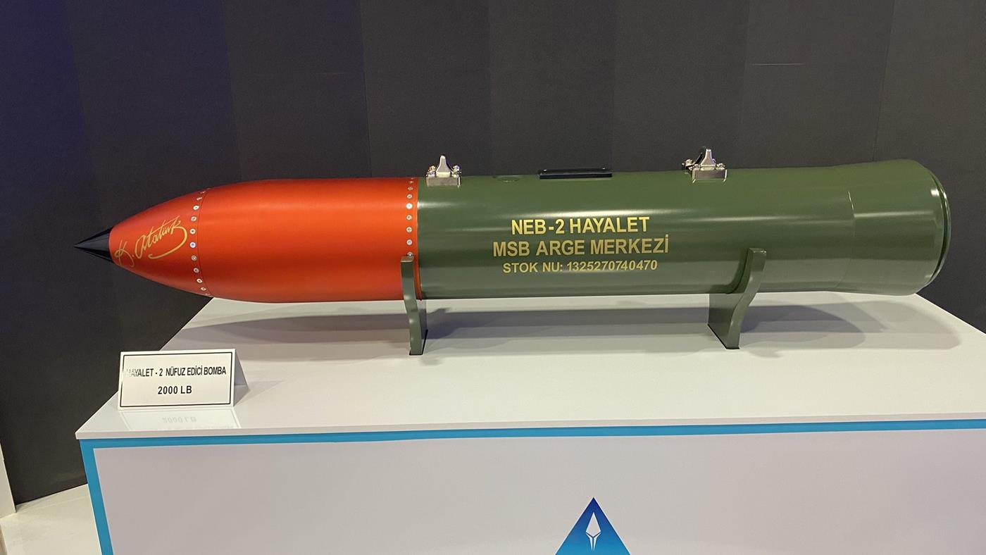 MSB Ar-Ge, Türkiye’nin en güçlü uçak bombası GAZAP’ı tanıttı