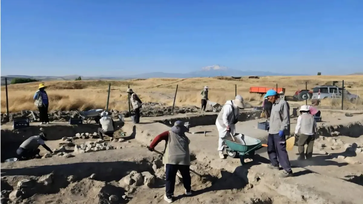 Kültepe-Kaniş Ören Yeri'nde Helenistik Dönem'e Ait Yapı Ortaya Çıkarıldı