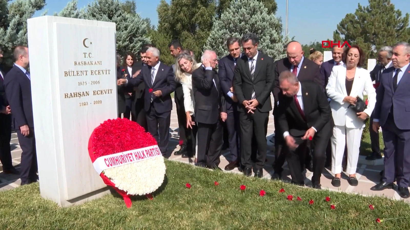 CHP'den eski genel başkanların kabirlerine ziyaret