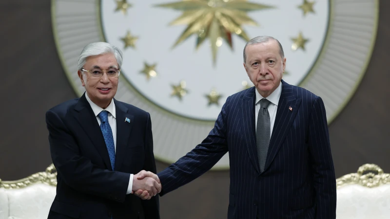 Kazakistan Cumhurbaşkanı Tokayev Ankara'da