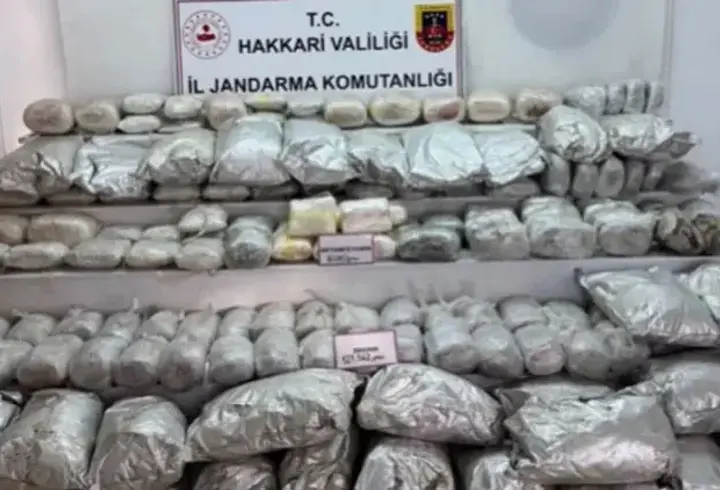 Van ve Hakkari'de operasyon: 446 kilogram uyuşturucu madde ele geçirildi