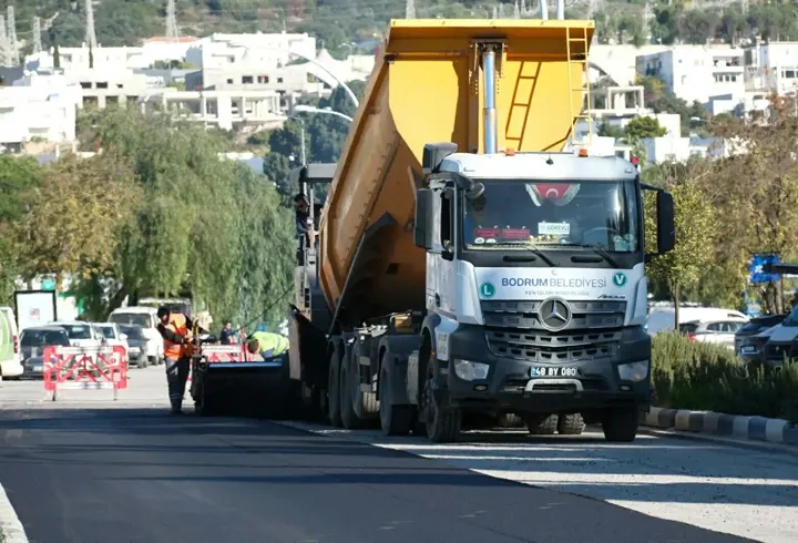 Bodrum'da iki caddeyi birleştirecek kavşakta sona gelindi