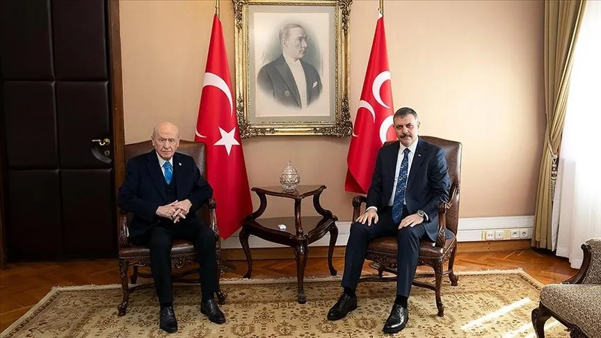 İçişleri Bakanı Çiftçi, MHP Genel Başkanı Bahçeli'yi ziyaret etti