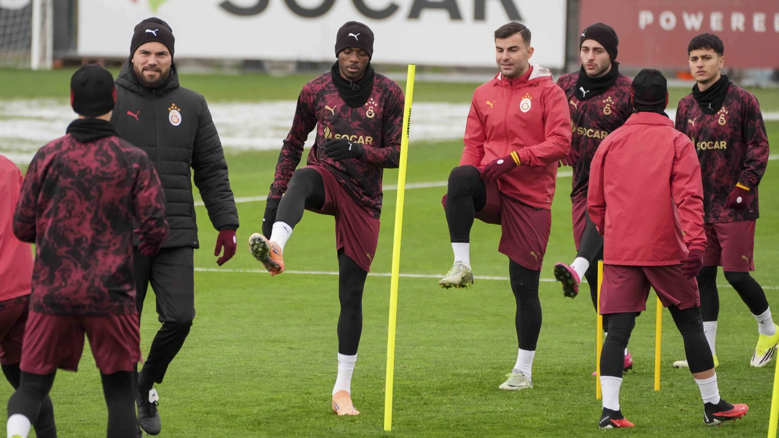 Galatasaray, Atletico Madrid karşılaşmasının hazırlıklarını tamamladı