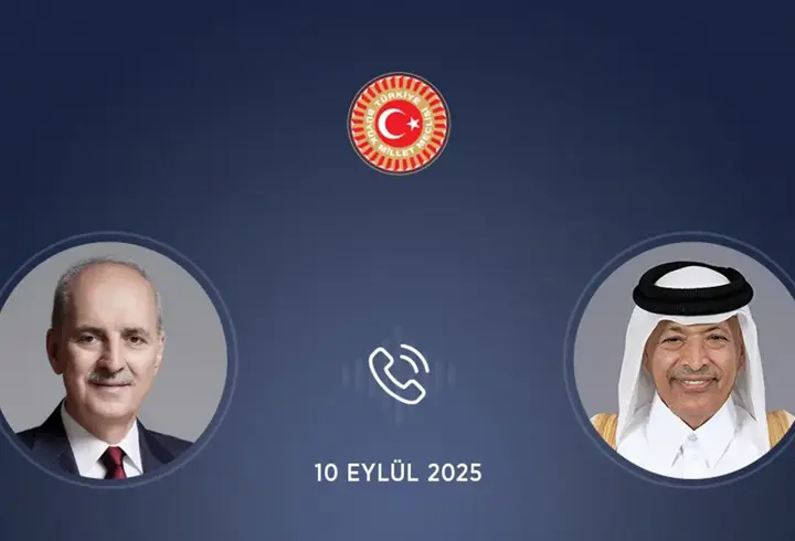 TBMM Başkanı Kurtulmuş, Katarlı mevkidaşı Al Ghanim ile görüştü