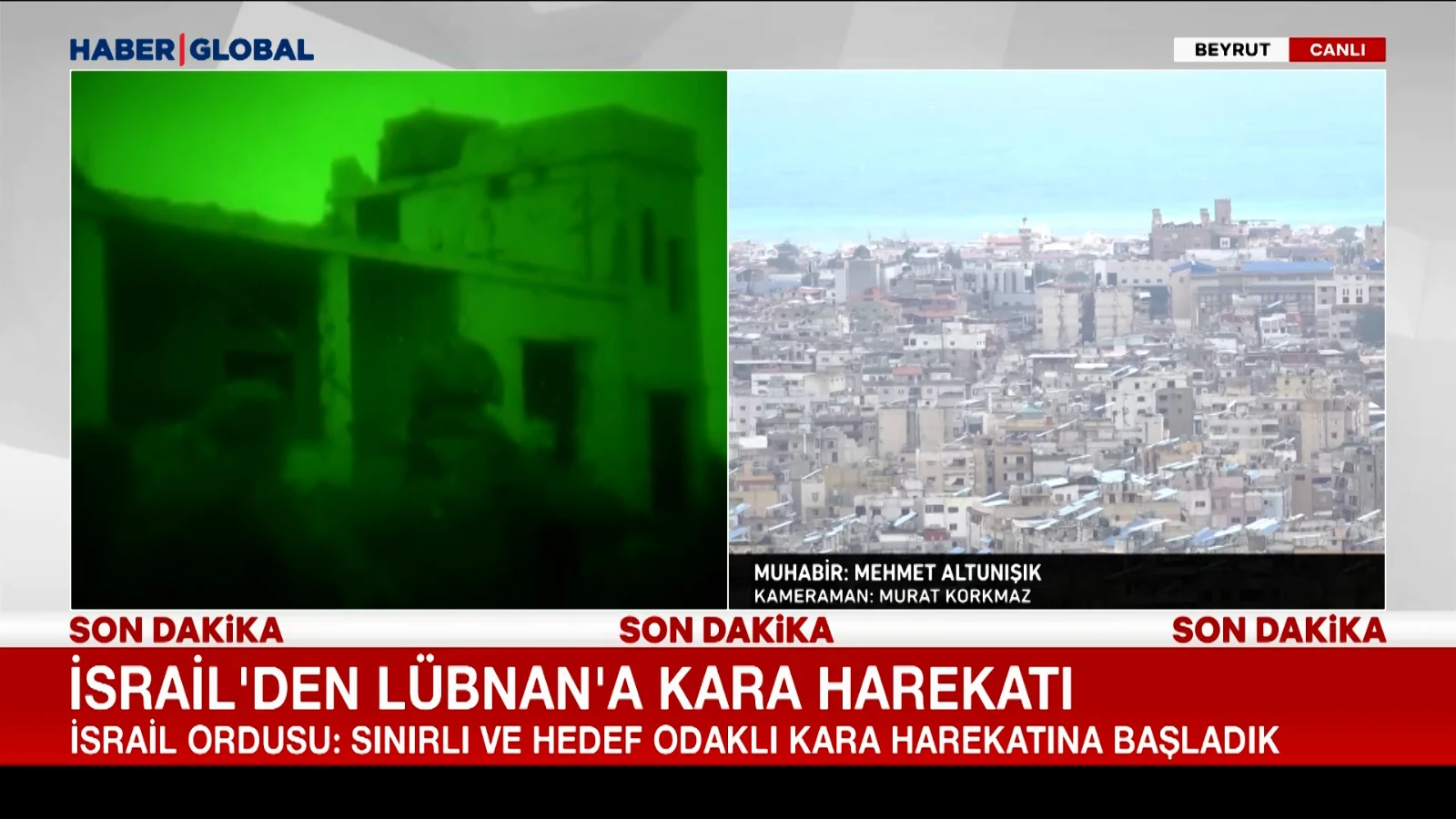 İsrail'den Lübnan'a kara harekatı başladı!