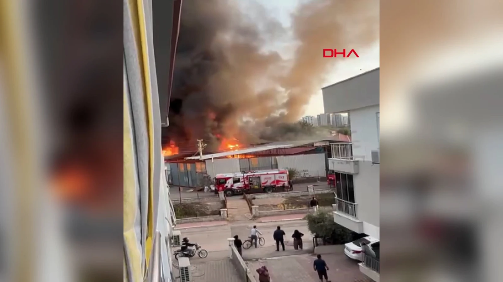 Adres Antalya: Ahşap presleme ve işleme atölyesinde yangın