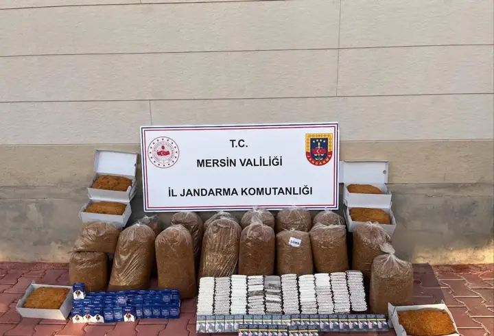 Erdemli’de kaçak sigara operasyonu: 1 gözaltı