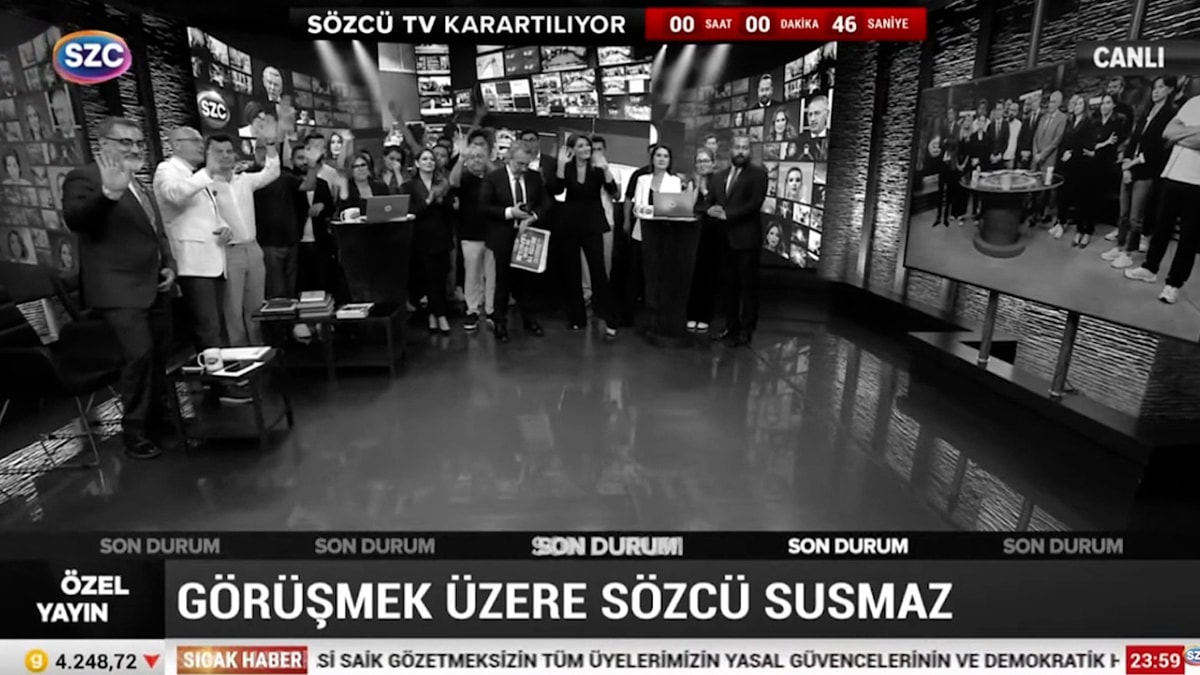 Bugüne dek görülmemiş ceza uygulandı: SÖZCÜ TV 10 gün karartıldı!