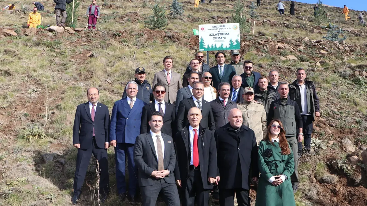 Erzurum'da 'Uzlaştırma Ormanı' Kuruldu
