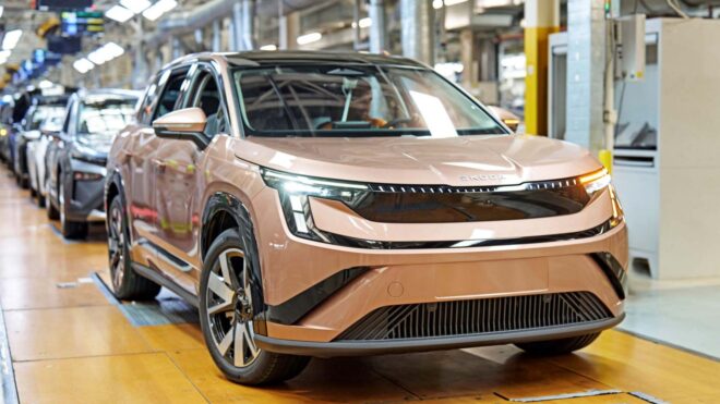 Skoda, elektrikli amiral gemisi Peaq’in seri üretimine başladı