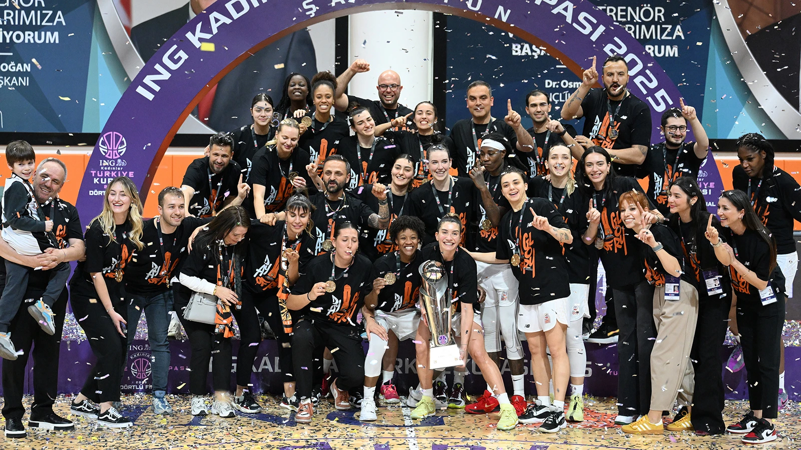 Kadınlar Türkiye Kupası'nda şampiyon ÇBK Mersin