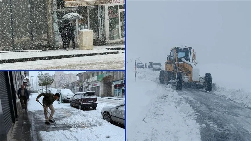 Yurdun bazı kesimlerinde kar yağışı etkili oldu