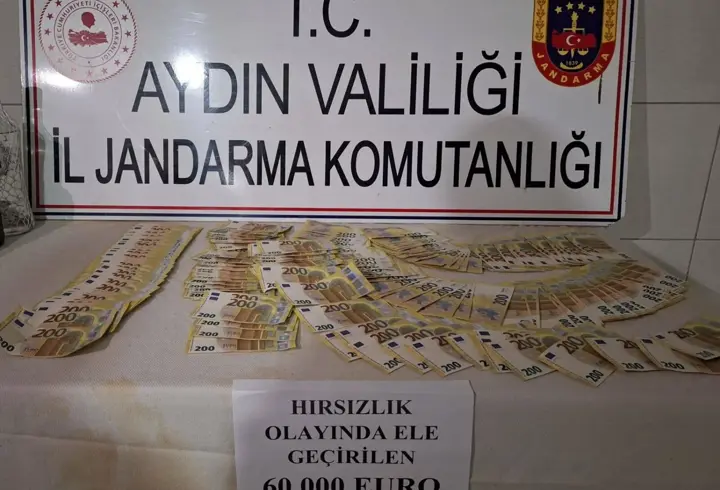 Aydın'da evde para ve ziynet eşyası hırsızlığı şüphelisine tutuklama
