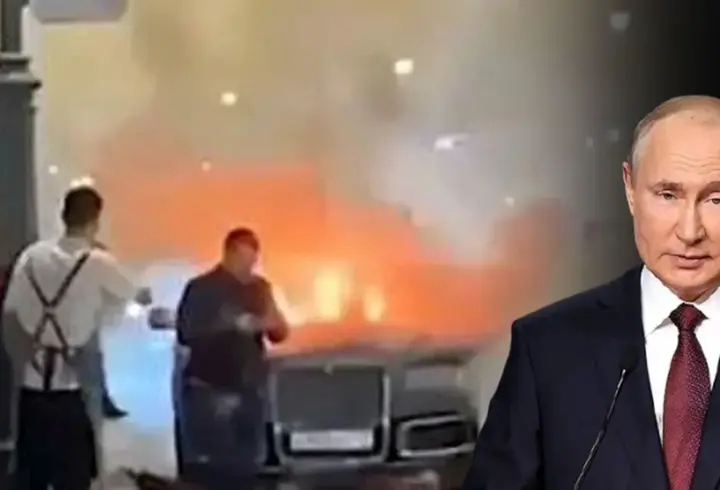 Suikast girşimi mi? Putin’e ait limuzinde patlama!
