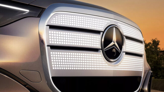 Elektrikli Mercedes-Benz GLC, çok dikkat çekecek LED temelli bir panjurla geliyor