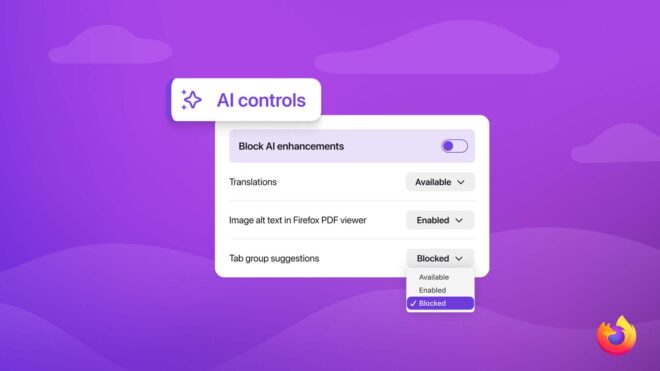 Firefox 148, sözü verilen “yapay zeka kontrolleri” altyapısıyla geldi