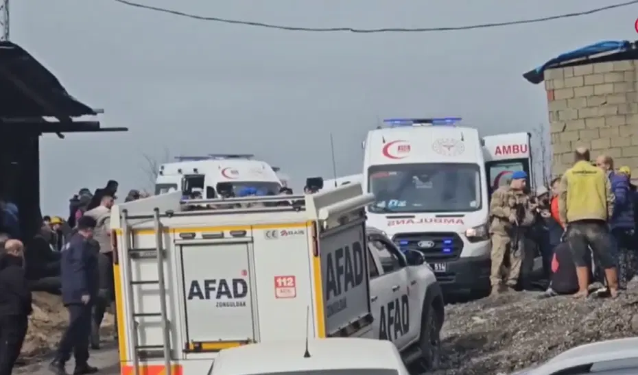 Zonguldak'ta maden ocağında göçük. Mahsur kalanlar var