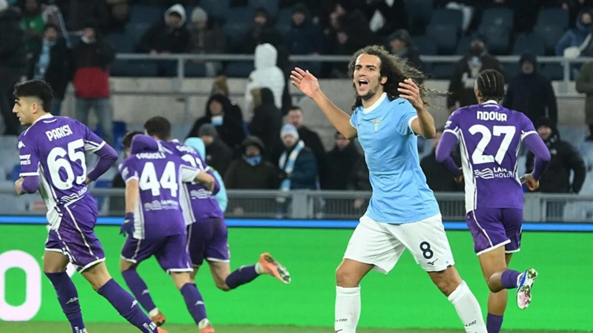 Lazio ile Fiorentina yenişemedi! Guendouzi son maçına çıktı