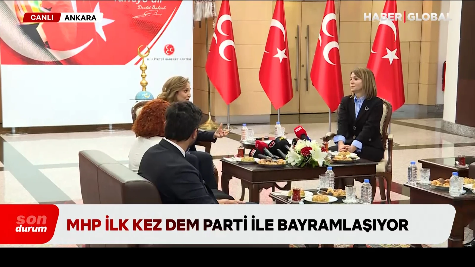 MHP ve DEM Parti arasında ilk bayramlaşma: "Niyetimiz halis"