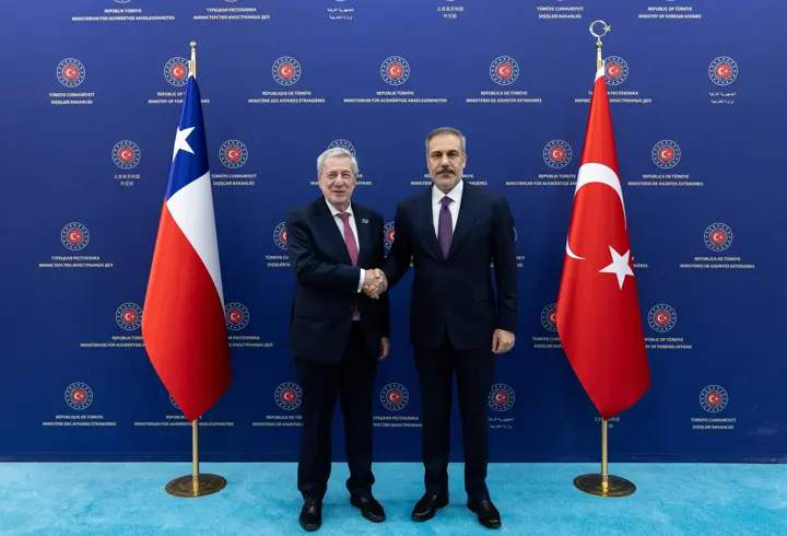 Bakan Fidan, Şilili mevkidaşı Klaveren ile bir araya geldi
