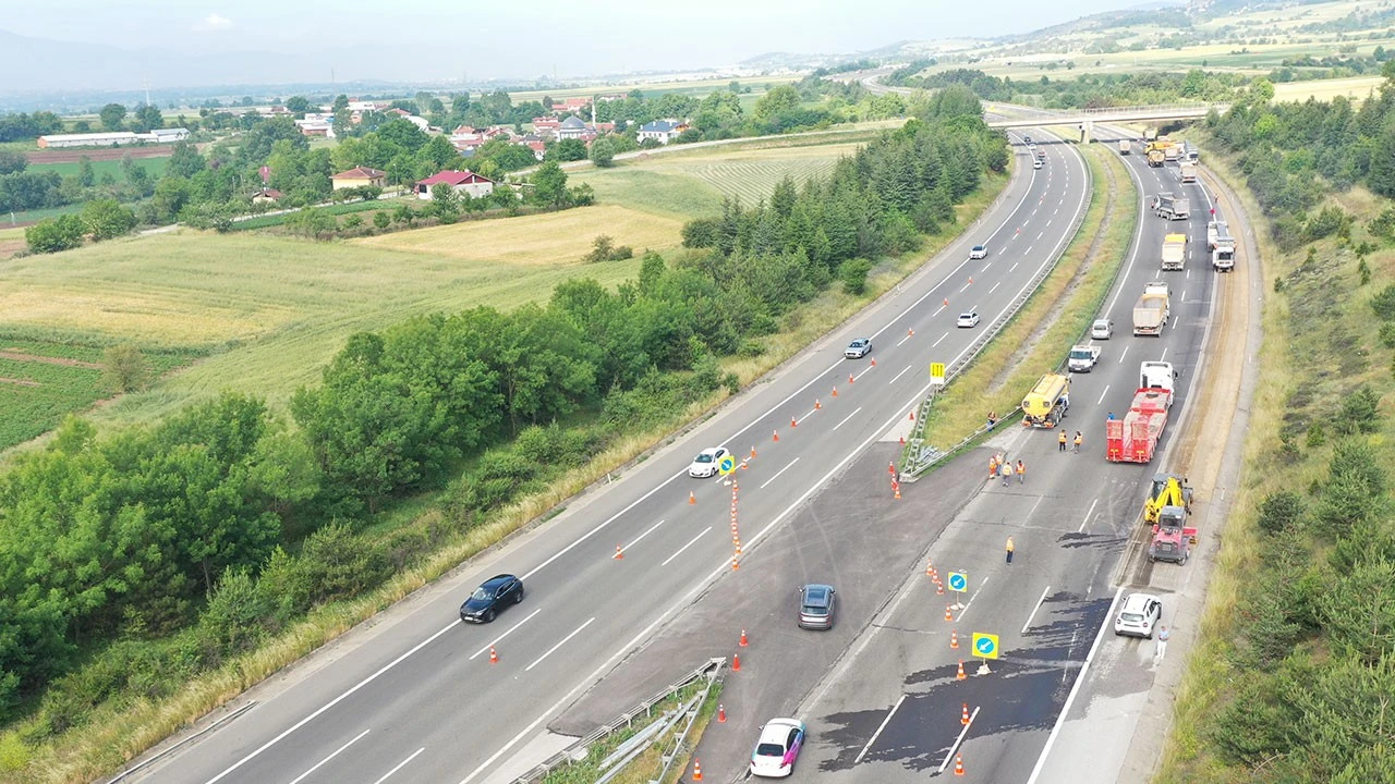 Anadolu Otoyolu’nda çalışma başladı: İstanbul yönü 5 gün kapalı