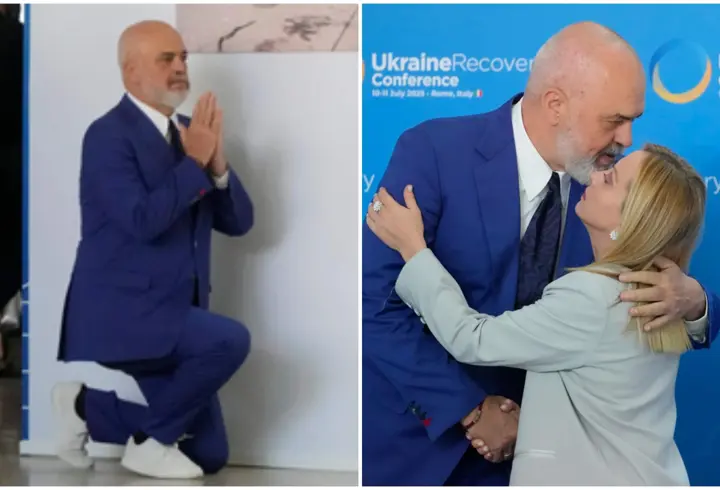 Rama’dan Roma’da Yine Sıra Dışı Selamlama! Bir Kez Daha Meloni Karşısında Diz Çöktü...