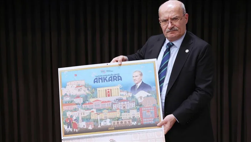 ATO, 2026 yılına özel Ankara dokulu takvim hazırladı