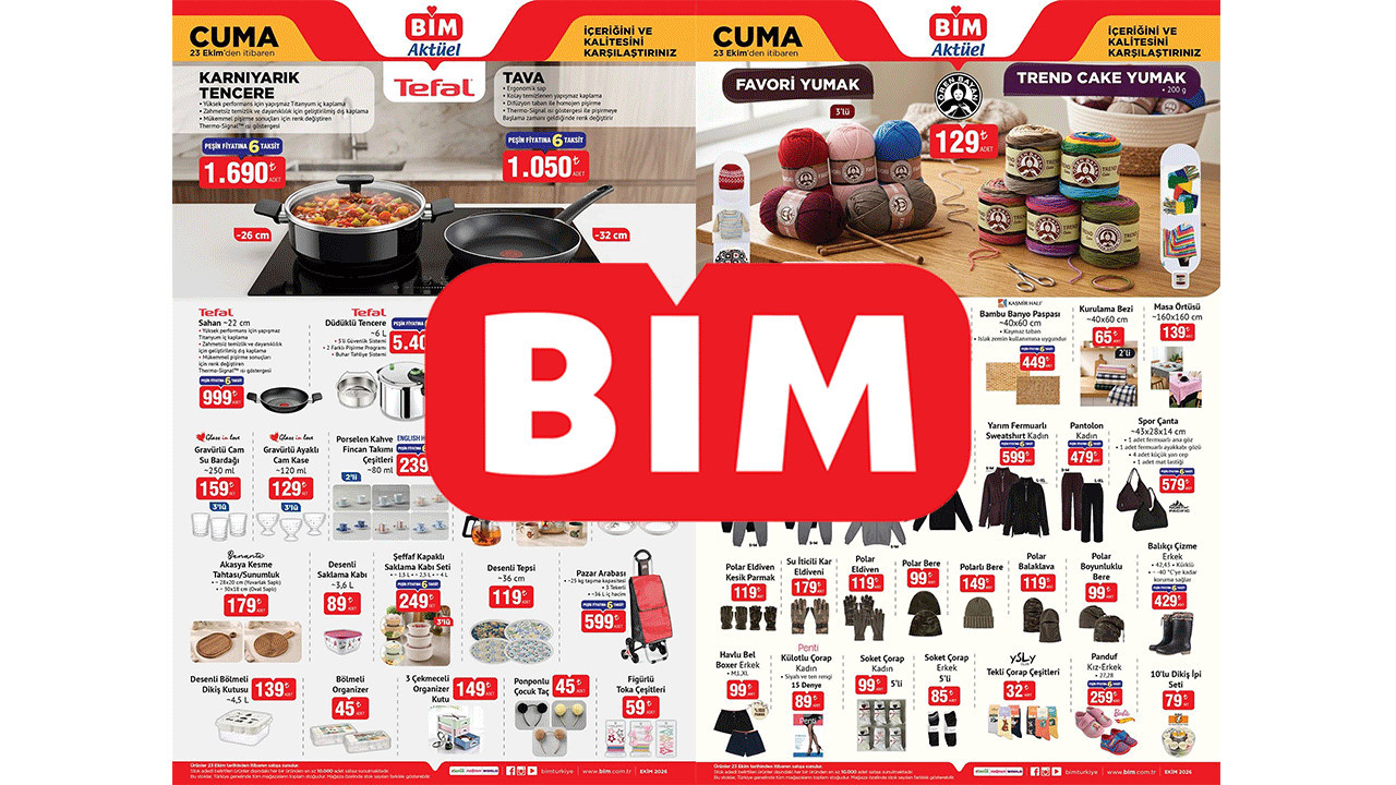 Bim İndirimlerle Ezber Bozdu! Listeyi Görenler Şimdiden Sıraya Girdi (Bim 23-29 Ekim)