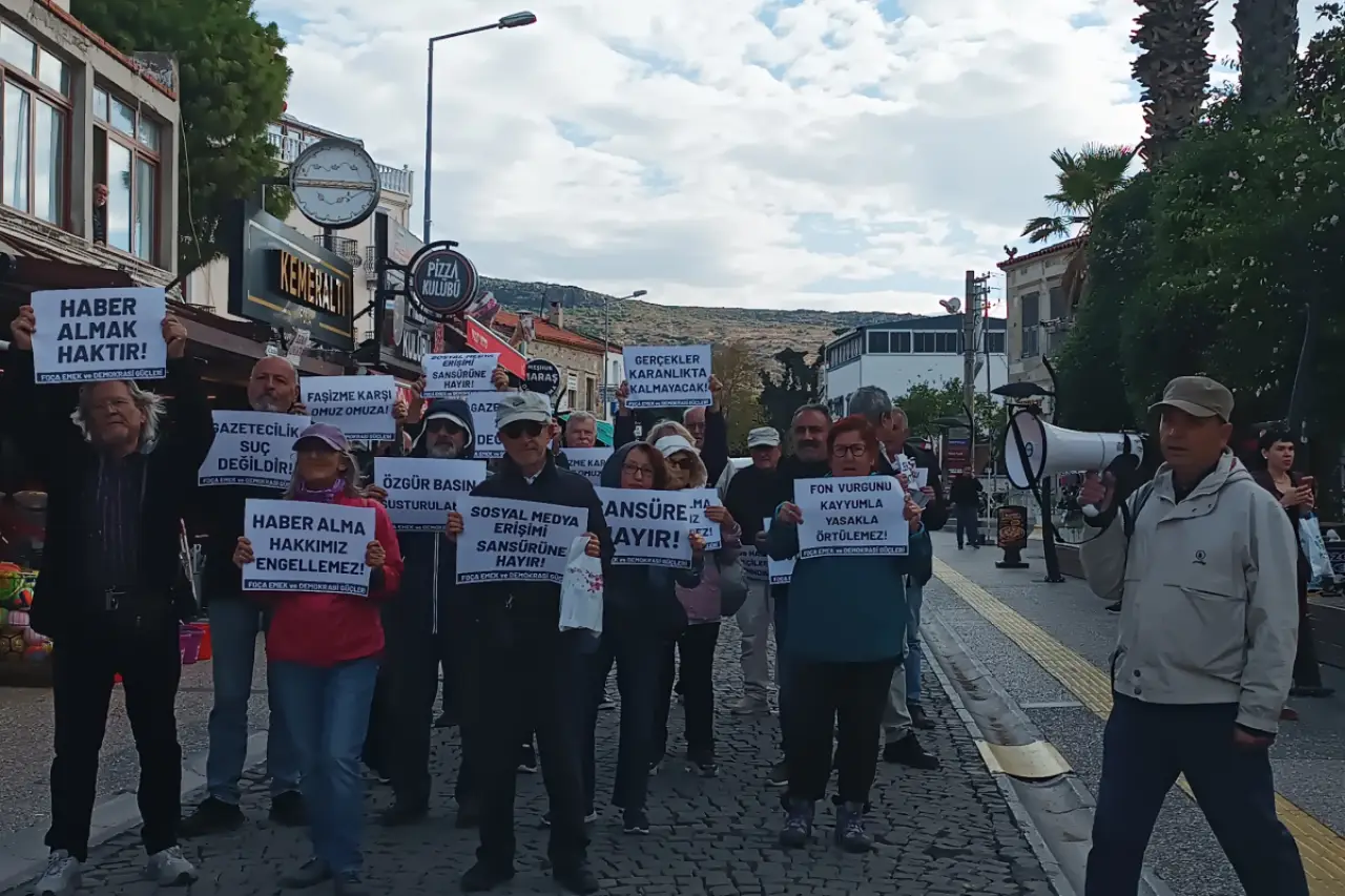 Foça Emek Ve Demokrasi Güçleri: Halk TV’ye Kayyım Halkı Susturma Operasyonudur