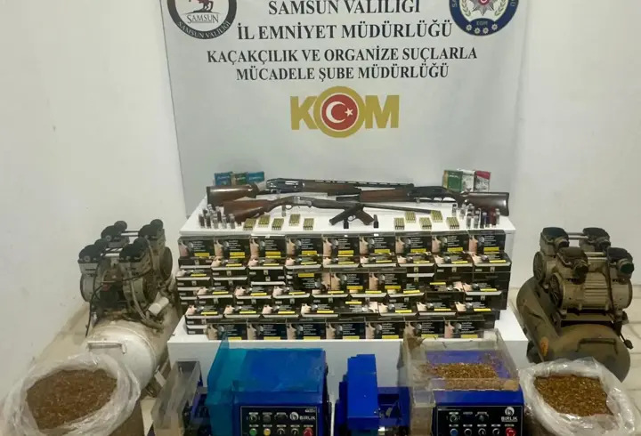 Samsun'da kaçakçılık operasyonunda 1 kişi yakalandı