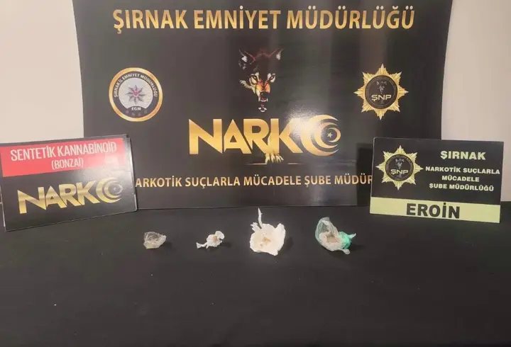 Şırnak’ta uyuşturucu ve kaçakçılık operasyonlarında 7 tutuklama