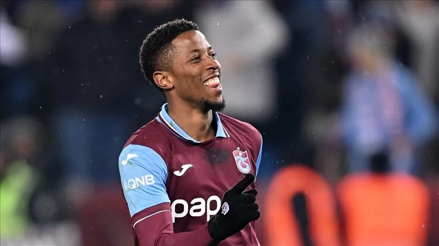 Trabzonspor'un golcüsü Banza katkı vermeye devam ediyor