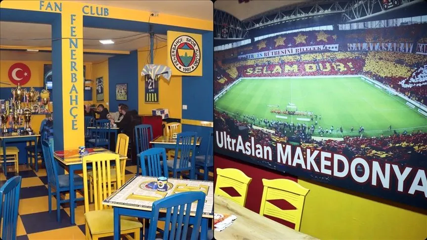 Kuzey Makedonya'daki taraftarlar derbiyi heyecanla bekliyor