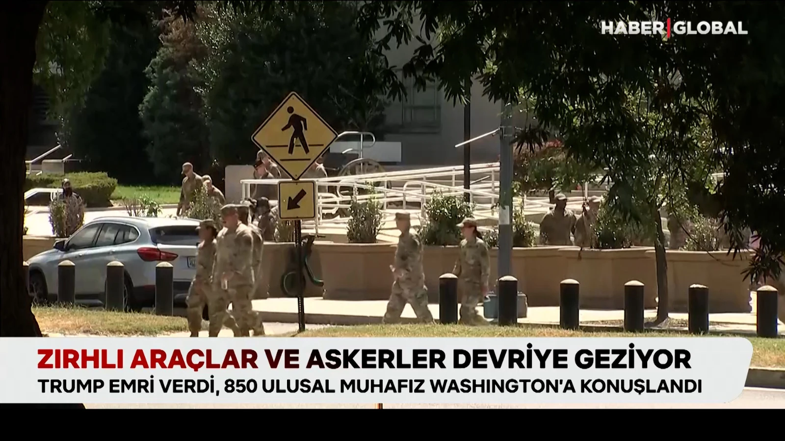 ABD Başkanı Trump emri verdi, zırhlı araçlar ve askerler devreye girecek
