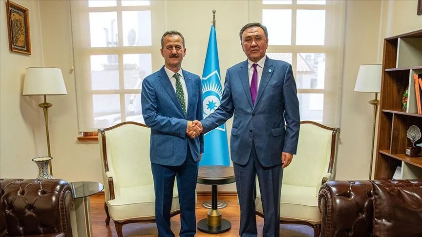 SSB Başkanı Görgün, Türk Devletleri Teşkilatı Genel Sekreteri Ömüraliyev ile bir araya geldi 