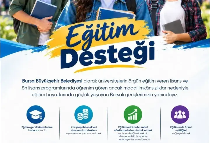 Büyükşehir'den Üniversite Öğrencilerine Eğitim Desteği