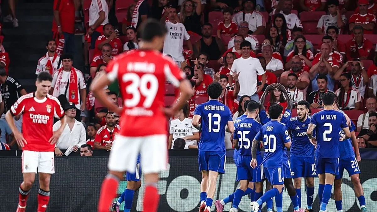 Benfica 2-3 Karabağ (MAÇ SONUCU ÖZET) | UEFA Şampiyonlar Ligi