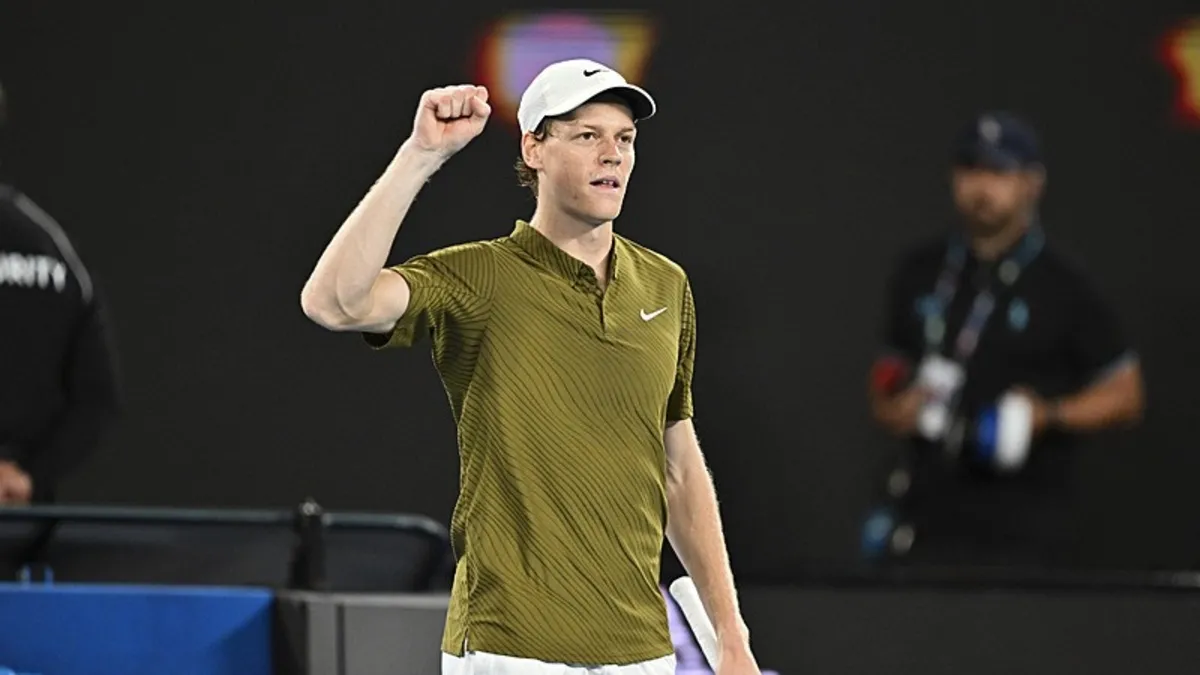 Avustralya Açık yari finalde Jannik Sinner Novak Djokovic'in rakibi oldu!
