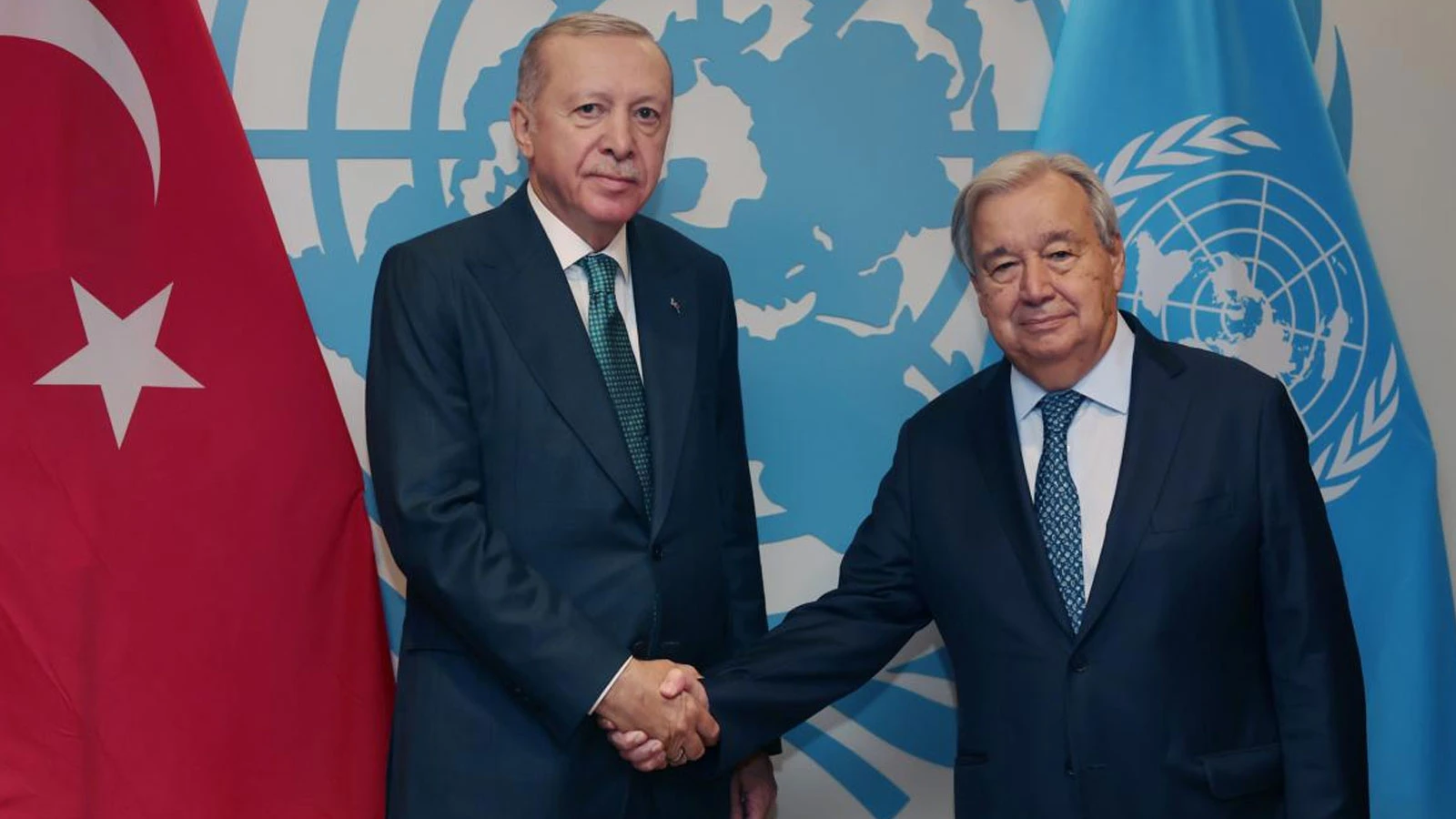 Cumhurbaşkanı Erdoğan, BM Genel Sekreteri Guterres ile görüştü