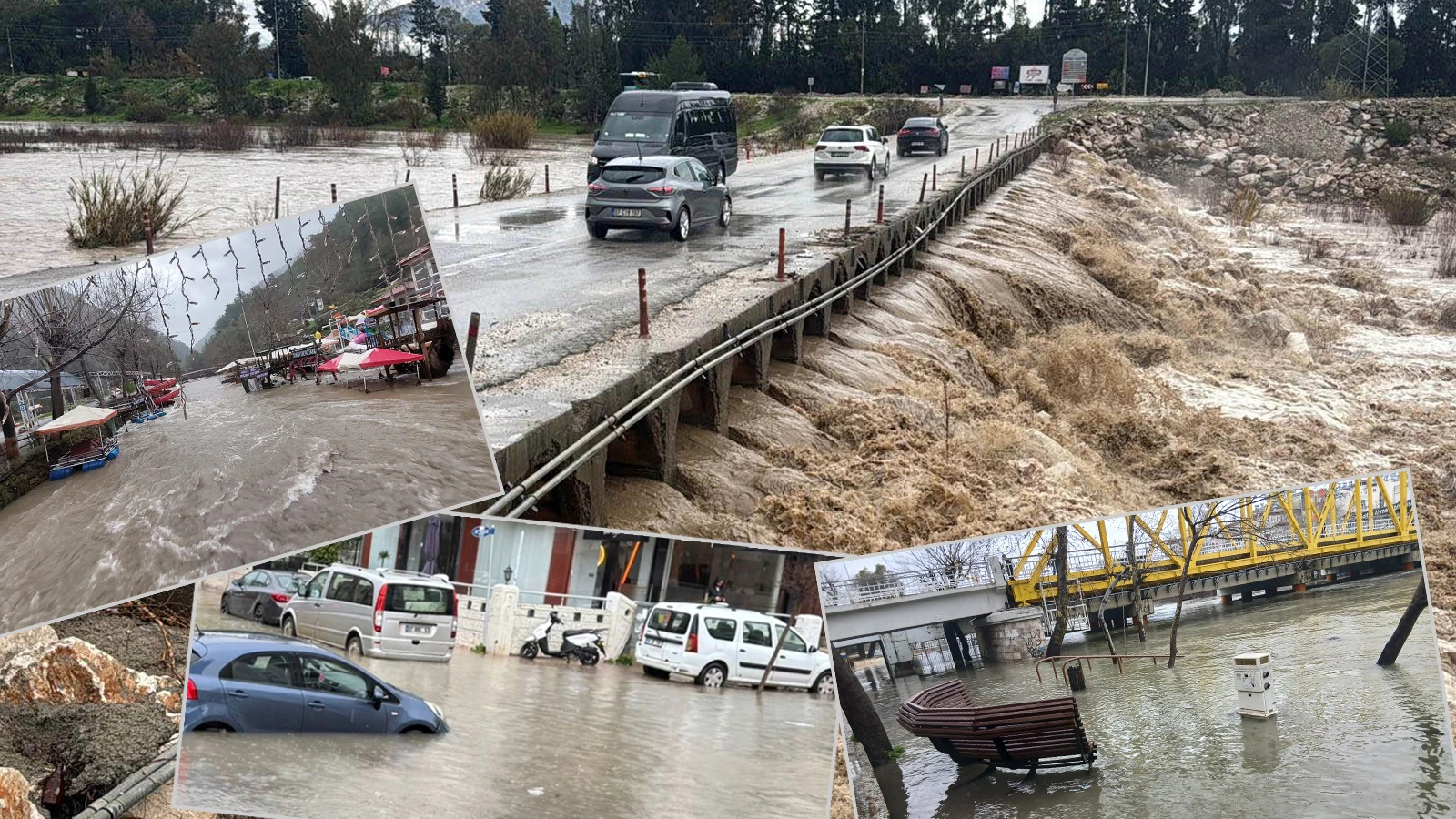 Antalya'yı sağanak vurdu: Bir yılda yağan yağmur, 40 günde yağdı!
