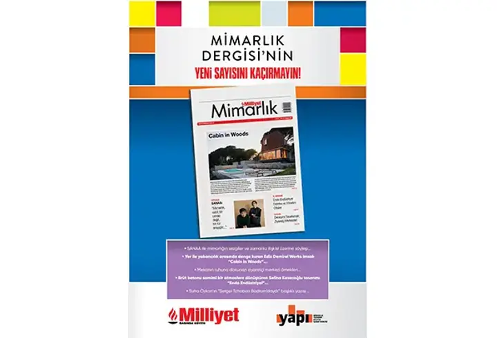 Milliyet Mimarlık Dergisi’nin 54. sayısı bu pazar bayilerde