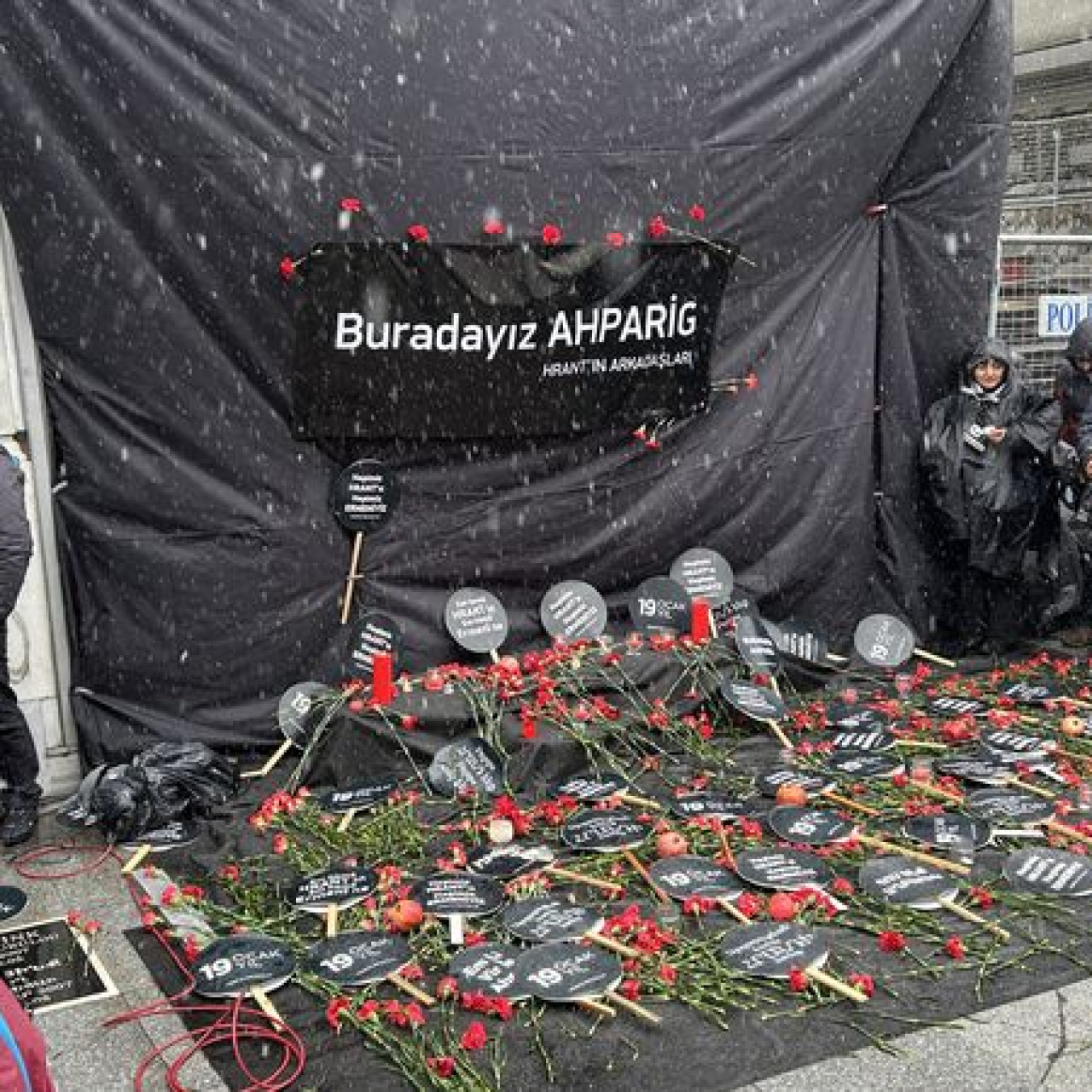 Hrant Dink için anma töreni