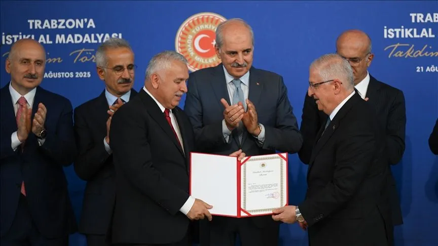 Trabzon'a İstiklal Madalyası Takdim Töreni yapıldı